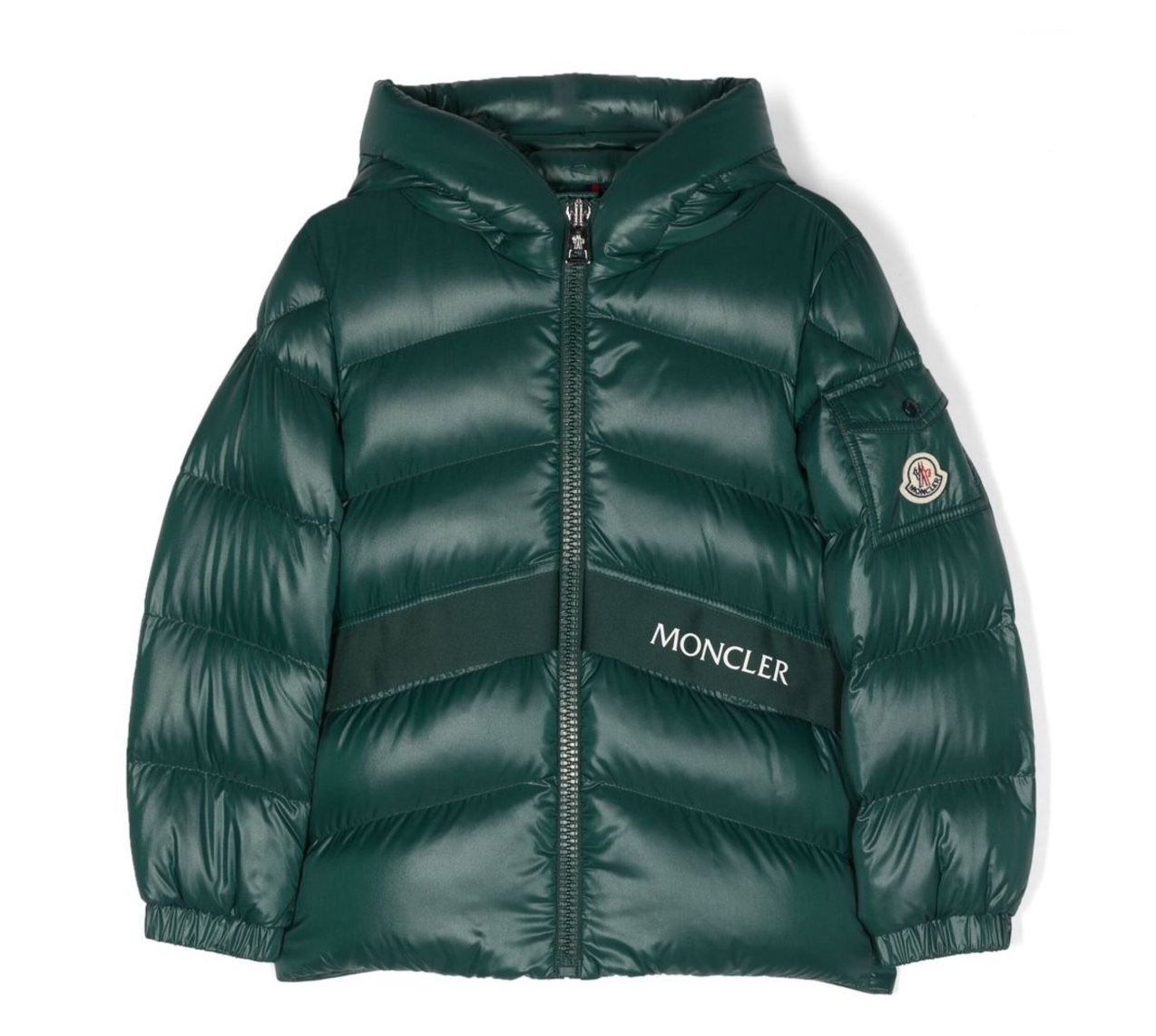 Green Moncler Size 5/6