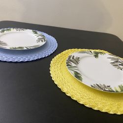 $1 Each Plates Mats. 