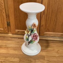 Capodiomonte  Pedestal And Bassano Vase! 