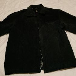 Ladies Leather Suede Coat Size Large. New $50