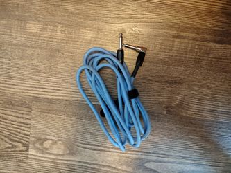 Blue 1/4 Inch Instrument Cable