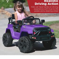 Purple Power Kids Jeep