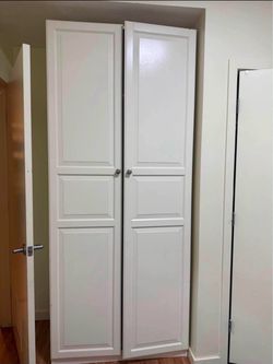 White Storage Cabinet / Wardrobe for Sale