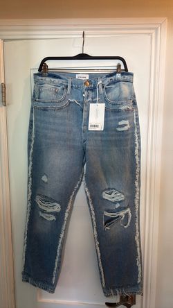 FRAME Distressed Light Wash Jeans Women’s Size 31