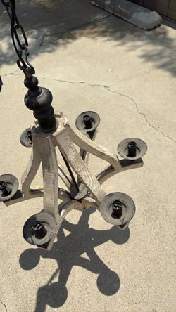 Original Wood Chandelier