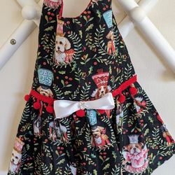Handmade Christmas Dog Dress 