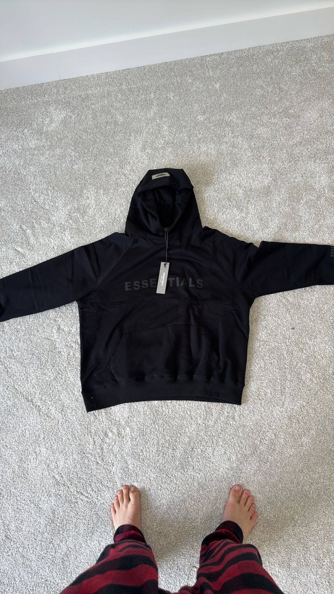 Fear Of God Essentials Pullover Hoodie Applique Logo