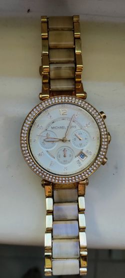 Michael Kors Gold-Tone Chronograph Watch