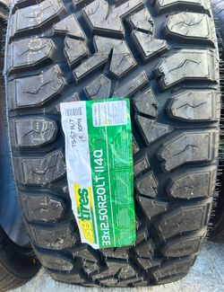 33×12.50R20(Brand New)
FREE Install&Mount 
TBB TIRES