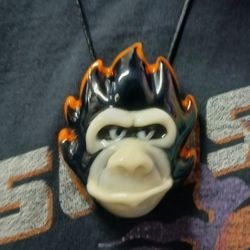 Phoenix Suns Glass Gorilla Pendant