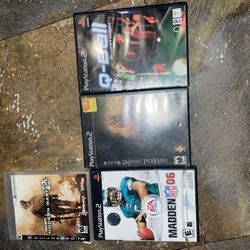 3 Play Station 2 Games 1 PS3 Game 10 Each