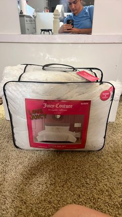 NEW Juicy Couture Queen 4-Piece Bed Set