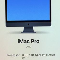 IMAC PRO 2017 27’ 3GHZ 64Gb RAM 16GB 2TB SSD