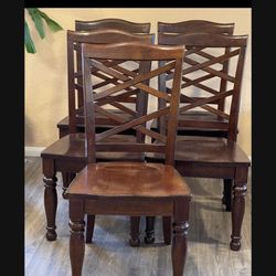  5 Wooden Chair  Each $35