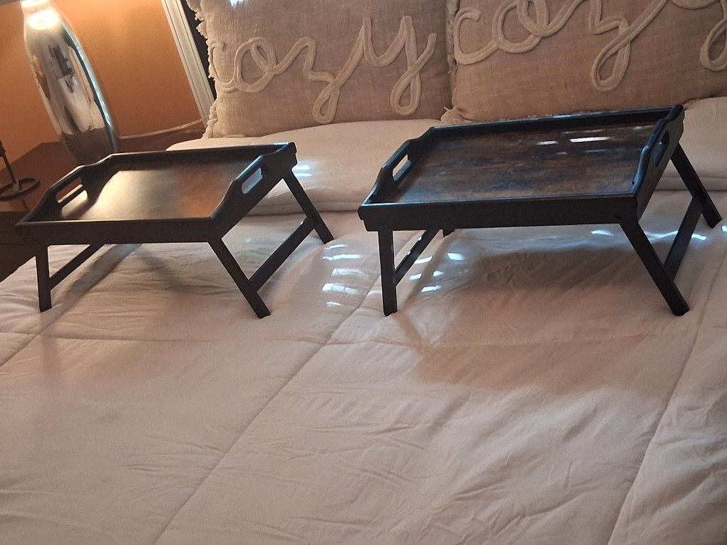 Set Of 2 Foldable Tray Tables