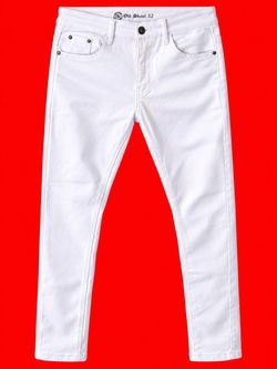 Old Skool White Slim Jeans Size 32