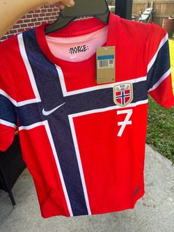 Nike Norway National Team Sørloth #7 Jersey Size M
