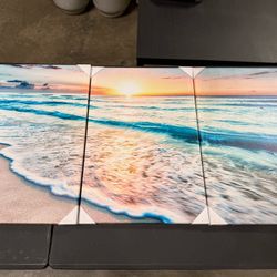 Beach Sunset Painting Set