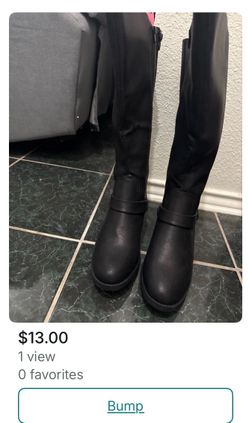 Black Knee-High Riding Boots