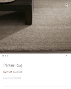 Arhaus Parker rug 9x12 Brand new!! 