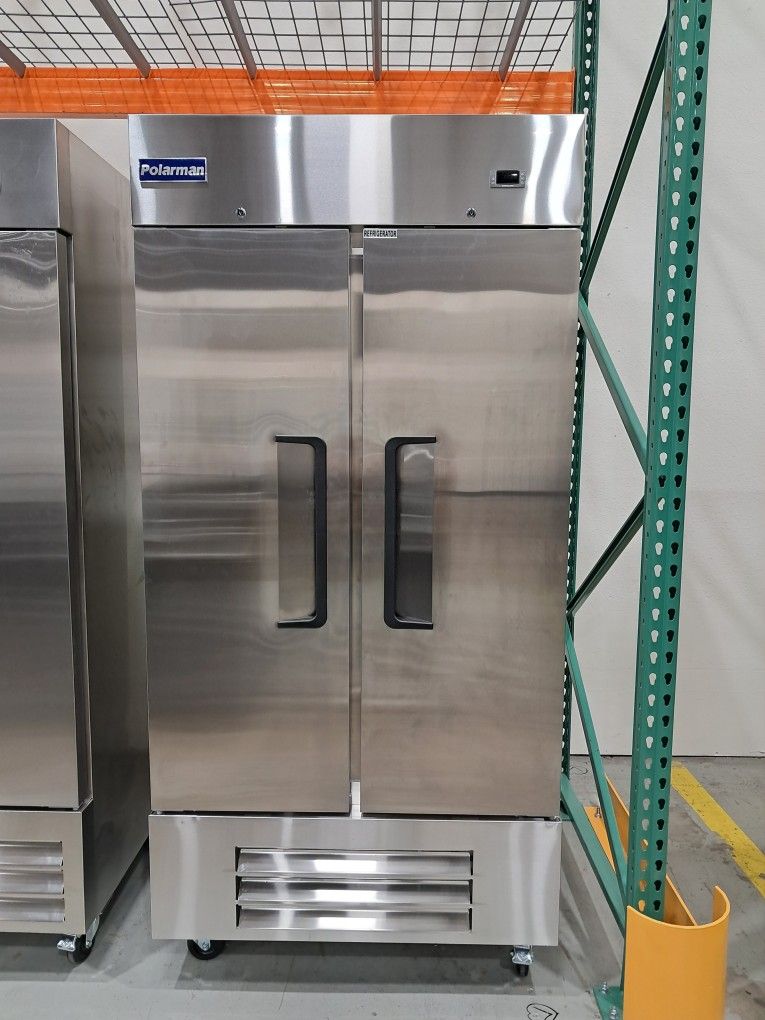 ❄️NSF COMMERCIAL 2 DOOR STAINLESS STEEL REFRIGERATOR  (NSF COMMERCIAL 2 DOOR STAINLESS STEEL REFRIGERATOR) ❄️
