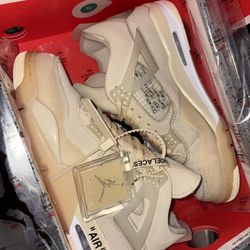 Nike Air Jordan 4 X Off-White  Size 11 