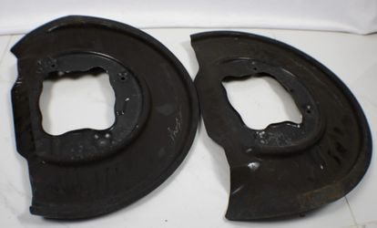 Tesla Model S Plaid Rear Brake Dust Shields Backing Plates Pair LH & RH OEM