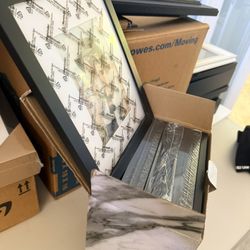 12 Pack 8 X 10 Acrylic Frames.