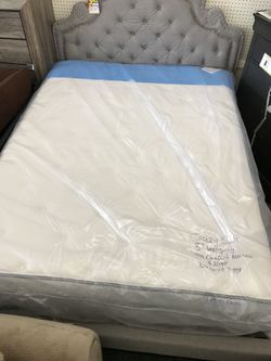 New Queen Size 8” Innerspring Ultra Comfort Mattress $209, Box Spring $99