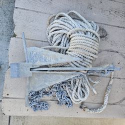Anchor, Rode, Rope,  Fluke Style