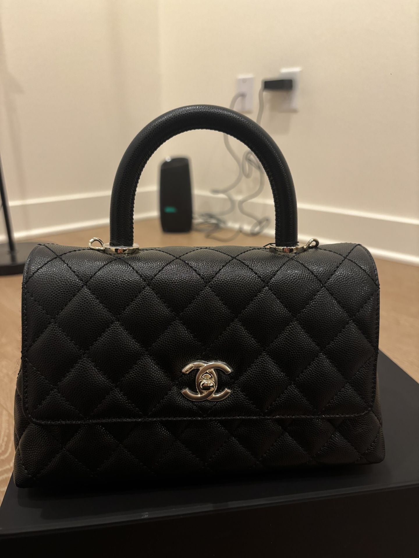 Chanel Flap Bag with Top Handle