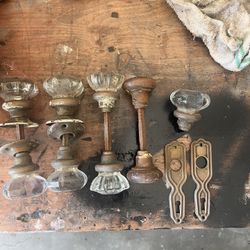 Antique Glass Door Knobs
