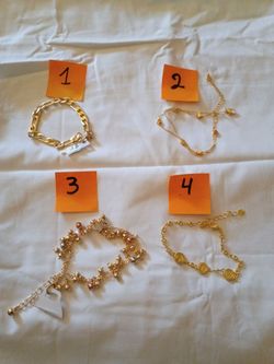 Bracelete Oro laminado $6c/u