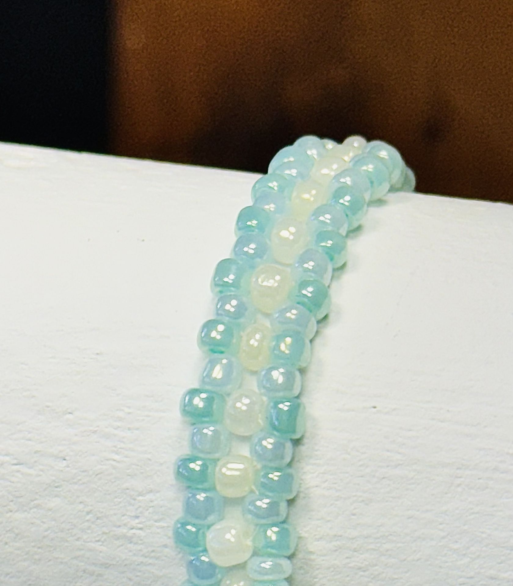 Handmade Patterned Beaded Bracelet