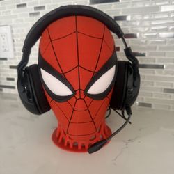 Spiderman Head Headphone Holder