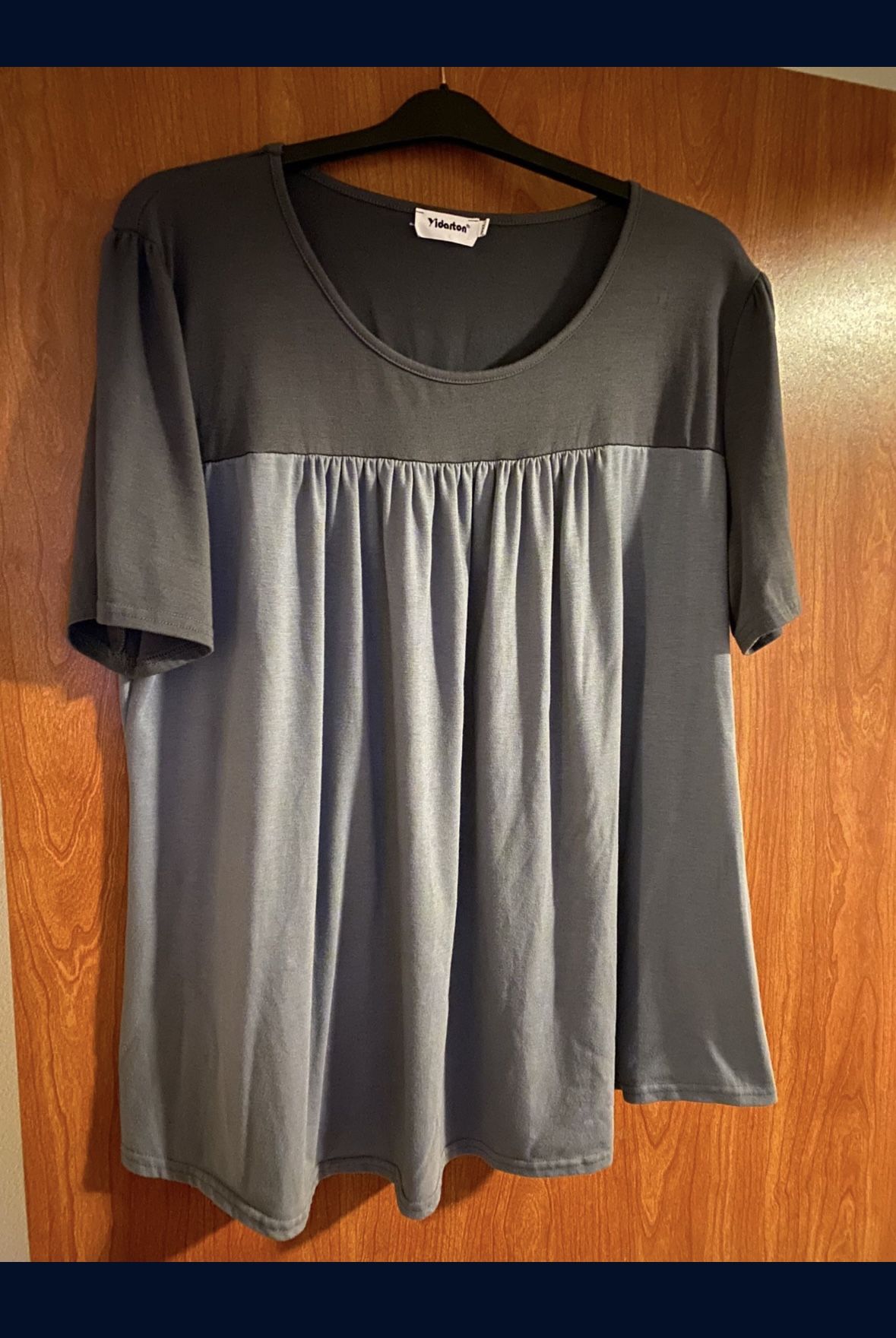 Yitarton Short Sleeve Tunic Top 3XL