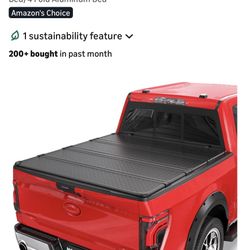 Ford F-150 Quad Fold Hard Truck Bed Tonneau Cover Compatible with 2015-2025 5.5ft bed