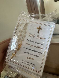 Holy baptism party favors