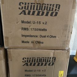 Sundown U Series 15 V2 Up For Sale 