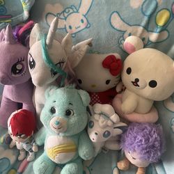 mlp sanrio pokemon plushies my hero academia 