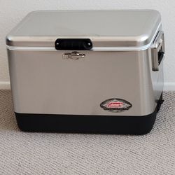 Coleman 54 Qt Stainless Steel Cooler New