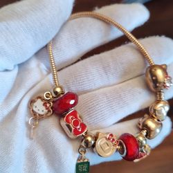 Bracelet Silver Gold  Pandora 