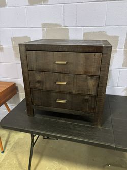 Karl Home Nightstand With Charging Station! Brand New!