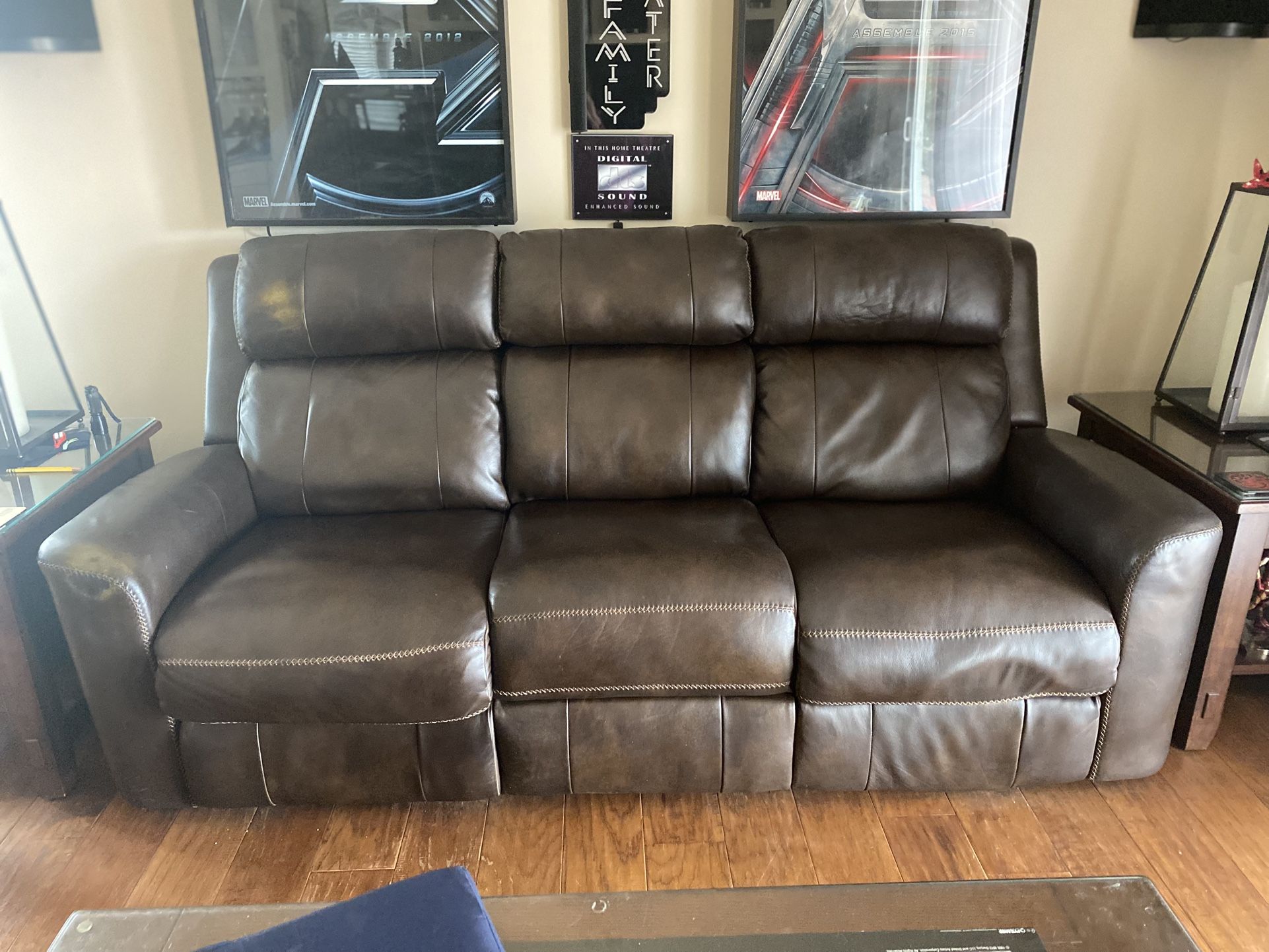 Sofa - Brown leather