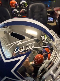 Jason Witten-Dallas Cowboys Signed Full-Size Chrome Helmet