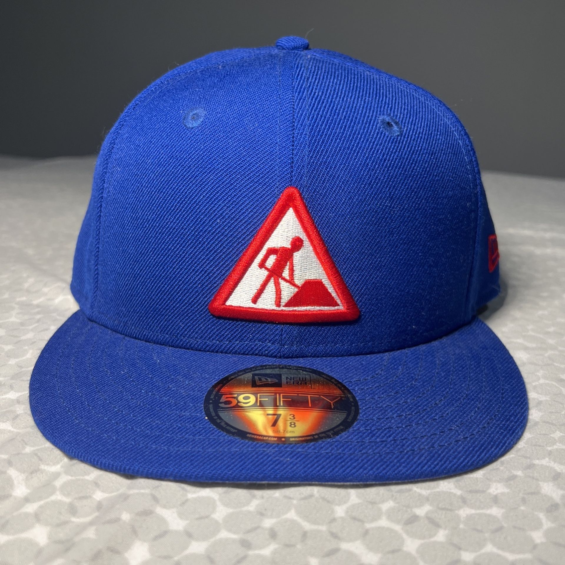 New Era, 59FIFTY, Blue, Dave East, FTD, Fitted Hat, Size 7 3/8