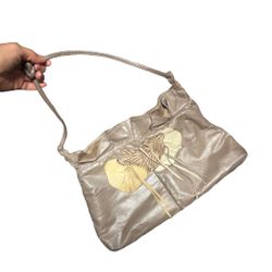 Vintage Leather Shoulder Bag By Hala