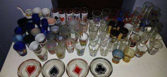 large vintage "shotglass" collectiom