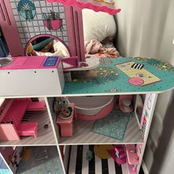 lol Doll House With Furniture 