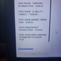 Desktop / Laptop Memory 